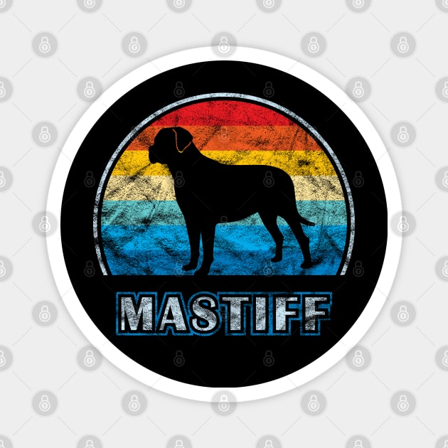 Mastiff Vintage Design Dog Magnet by millersye